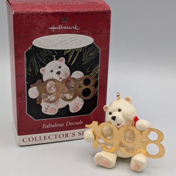 Hallmark Keepsake Fabulous Decade 1998, 9th in Fabulous Decade Series Ornament - Picture 2 of 10